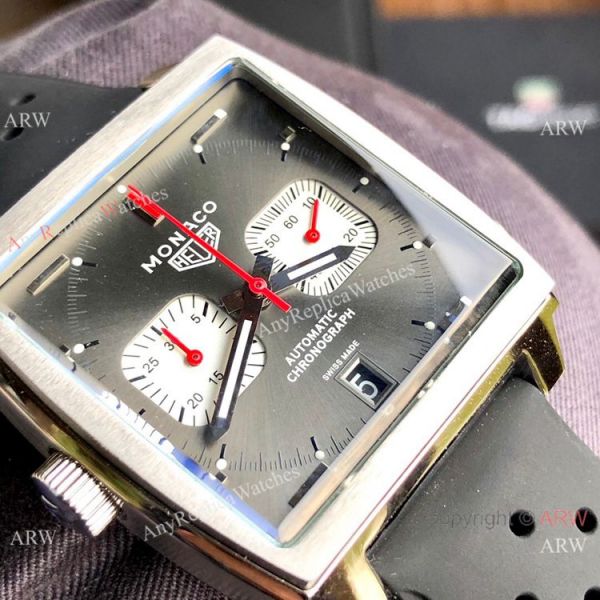 AAA Fake Tag Heuer Monaco Calibre 12 Watch Gray Version AAA Fake Tag Heuer Monaco Calibre 12 Watch Gray Version