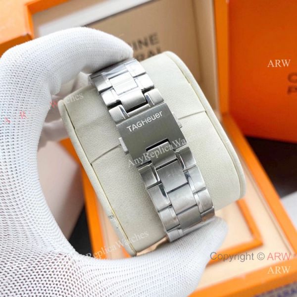 Copy Tag Heuer Carrera Cal 1887 Watch Stainless Steel White Face Copy Tag Heuer Carrera Cal 1887 Watch Stainless Steel White Face