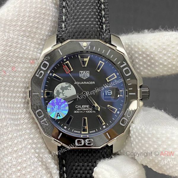 AAA Quality Copy Tag Heuer Aquaracer Calibre 5 White Dial Watches 43mm AAA Quality Copy Tag Heuer Aquaracer Calibre 5 White Dial Watches 43mm