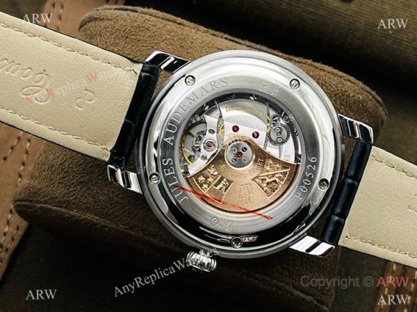 NEW! Swiss Replica Audemars Piguet Jules Audemars Watch 41mm Diamond Bezel Rose Gold Markers NEW! Swiss Replica Audemars Piguet Jules Audemars Watch 41mm Diamond Bezel Rose Gold Markers