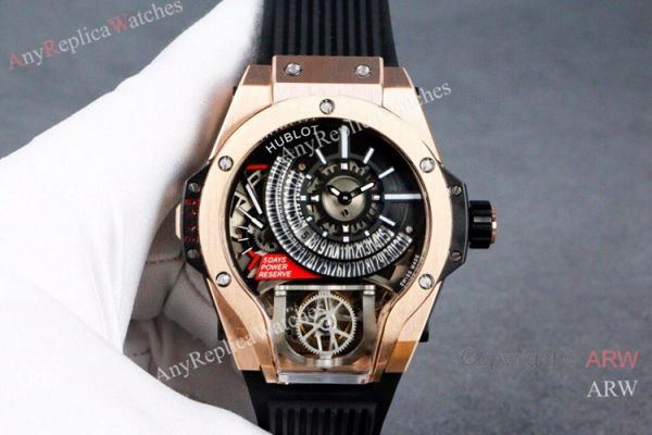 Swiss Quality Hublot Tourbillon Skeleton MP-09 Tourbillon Bi-Axis Silver Watches Swiss Quality Hublot Tourbillon Skeleton MP-09 Tourbillon Bi-Axis Silver Watches