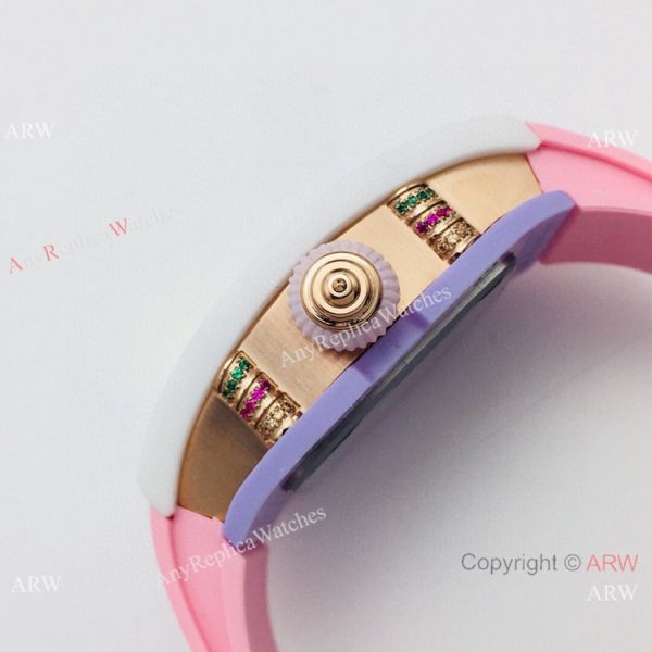 VSF Richard Mille AAA RM 07-03 Marshmallow BonBon Watch Pink Rubber Strap VSF Richard Mille AAA RM 07-03 Marshmallow BonBon Watch Pink Rubber Strap