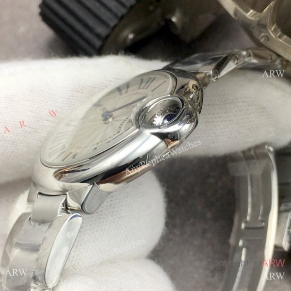 Replica Cartier Ballon Bleu De 33mm Ss Silver Dial Watch V6 Factory Swiss Quartz Replica Cartier Ballon Bleu De 33mm Ss Silver Dial Watch V6 Factory Swiss Quartz