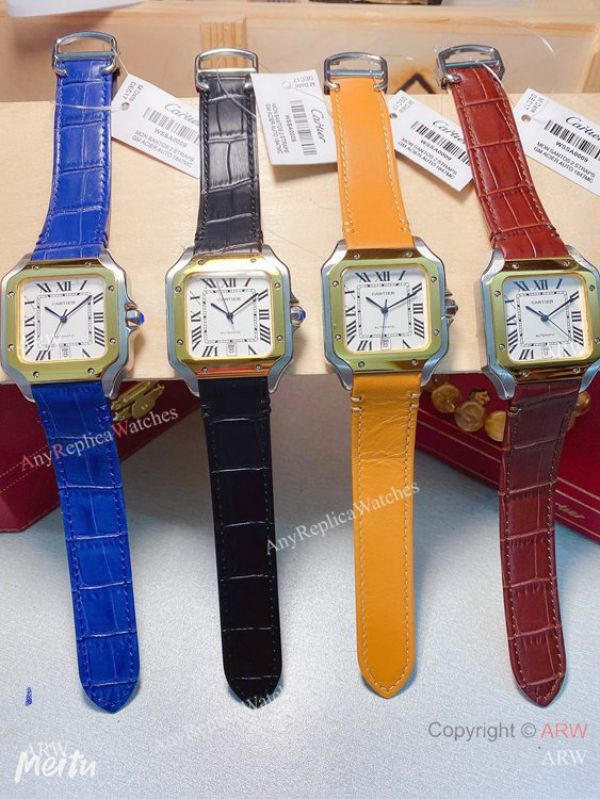 New Replica Cartier Santos 2-Tone 38mm Watch Automatic Movement New Replica Cartier Santos 2-Tone 38mm Watch Automatic Movement