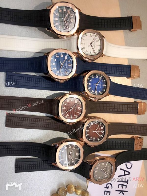 Copy Patek Philippe Geneve Aquanaut Rose Gold Gray Watches 40mm Copy Patek Philippe Geneve Aquanaut Rose Gold Gray Watches 40mm