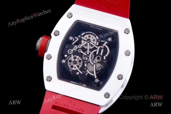 Swiss Replica Richard Mille Bubba Watson Price Online Richard Mille RM 055 White Ceramic Watch Swiss Replica Richard Mille Bubba Watson Price Online Richard Mille RM 055 White Ceramic Watch