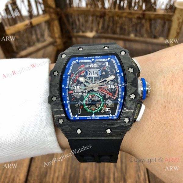 New Fake Richard Mille rm11-04 Men Watch Carbon Black Rubber Band New Fake Richard Mille rm11-04 Men Watch Carbon Black Rubber Band