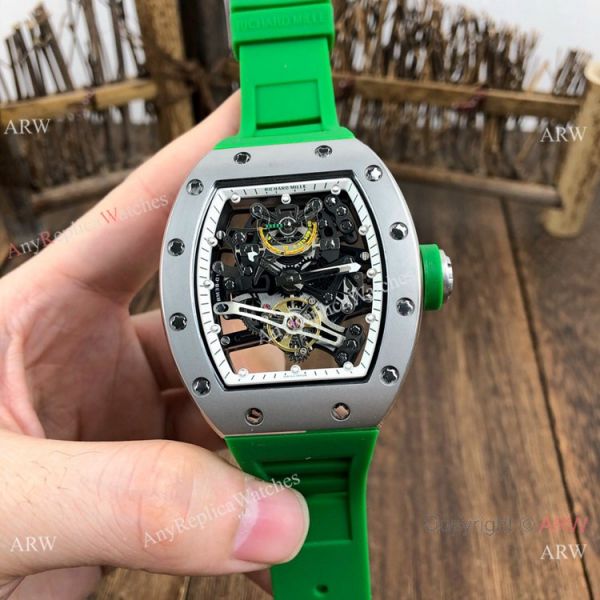New Copy Richard Mille RM38-01 Gray Rubber Men Watches New Copy Richard Mille RM38-01 Gray Rubber Men Watches