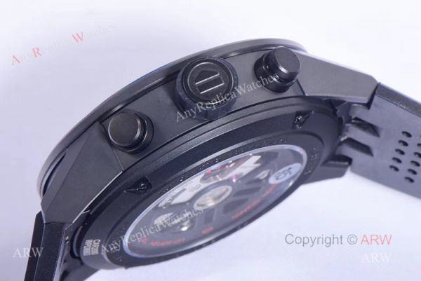 1:1 Best Copy Tag Heuer Carrera 01 All Black Ceramic Watch 43mm 1:1 Best Copy Tag Heuer Carrera 01 All Black Ceramic Watch 43mm