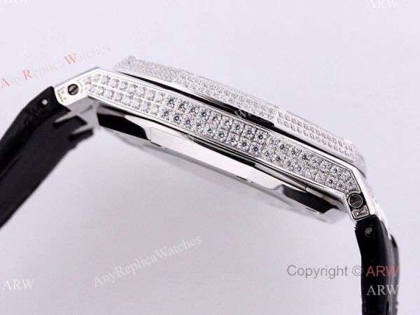 Swiss Replica Audemars Piguet Royal Oak Diamonds With Arabic Dial Automatic Watch For Men Swiss Replica Audemars Piguet Royal Oak Diamonds With Arabic Dial Automatic Watch For Men