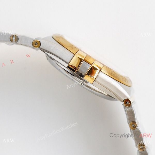 Swiss Quality Omega Double Eagle Couple Watches Copy 2-Tone Champagne Dial Swiss Quality Omega Double Eagle Couple Watches Copy 2-Tone Champagne Dial