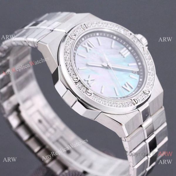 Swiss Replica Chopard Alpine Eagle Large Steel Black Dial 41mm Watch with Diamond Bezel Swiss Replica Chopard Alpine Eagle Large Steel Black Dial 41mm Watch with Diamond Bezel