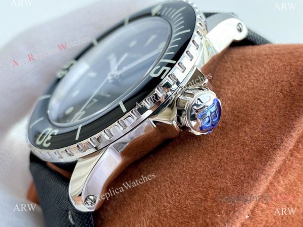 Best Copy Blancpain Fifty Fathoms Watch Black Bezel Citizen 8215 Best Copy Blancpain Fifty Fathoms Watch Black Bezel Citizen 8215