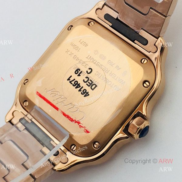 BV Factory 1:1 Cartier Santos De Cartier Watch Copy Rose Gold Diamond Ladies BV Factory 1:1 Cartier Santos De Cartier Watch Copy Rose Gold Diamond Ladies