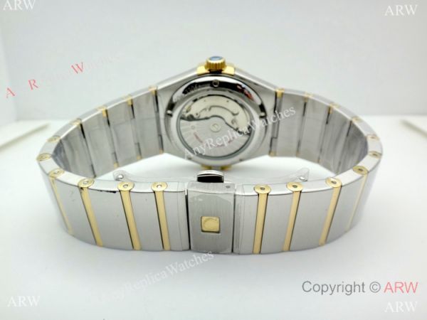 Replica Omega Constellation Two Tone Diamond Watch 38mm Men Replica Omega Constellation Two Tone Diamond Watch 38mm Men