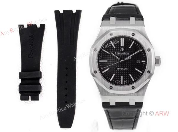 1:1 OM Factory New Upgraded Audemars Piguet Royal Oak 41mm Black Dial Swiss Replica Watches 1:1 OM Factory New Upgraded Audemars Piguet Royal Oak 41mm Black Dial Swiss Replica Watches