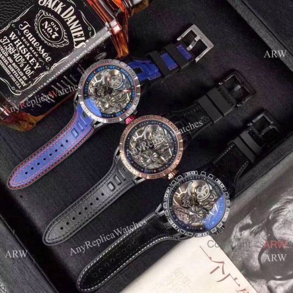 Roger Dubuis Excalibur Spider Black Plated Titanium Case Replica Watch Roger Dubuis Excalibur Spider Black Plated Titanium Case Replica Watch