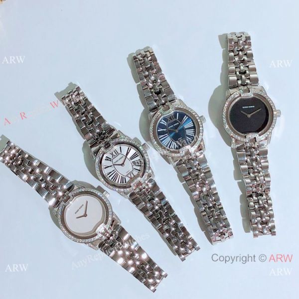 Copy Roger Dubuis Velvet Lady Watches Stainless Steel Blue Dial Copy Roger Dubuis Velvet Lady Watches Stainless Steel Blue Dial
