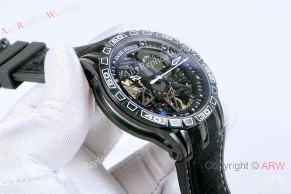 AAA Copy Roger Dubuis Excalibur Aventador S Automatic Watches Black DLC AAA Copy Roger Dubuis Excalibur Aventador S Automatic Watches Black DLC