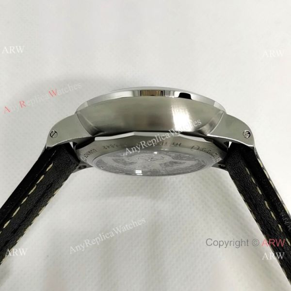 Officine Luminor GMT PAM00441 Watch Black Dial Black Leather Strap Officine Luminor GMT PAM00441 Watch Black Dial Black Leather Strap