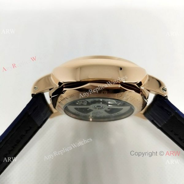 Replica Officine Panerai Luminor Watch 44MM Rose Gold Blue Dial Replica Officine Panerai Luminor Watch 44MM Rose Gold Blue Dial