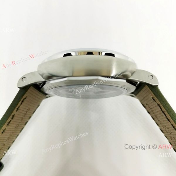 Replica Officine Luminor GMT 44MM Watch Stainless Steel Dark green Dial Replica Officine Luminor GMT 44MM Watch Stainless Steel Dark green Dial