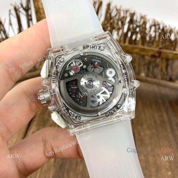 New Copy Hublot Spirit of Big Bang Transparent Watch Japan Grade Hublot Clear Watch New Copy Hublot Spirit of Big Bang Transparent Watch Japan Grade Hublot Clear Watch
