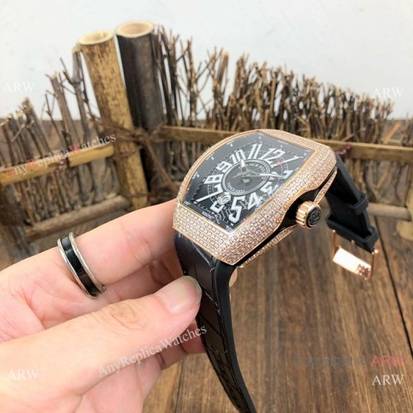 Knockoff Franck Muller Vanguard Classical Men Watch Rose Gold Diamonds Knockoff Franck Muller Vanguard Classical Men Watch Rose Gold Diamonds