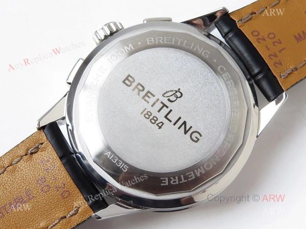 (BLS) New Breitling Premier Chronograph Replica Watch Black Dial Black Leather Strap (BLS) New Breitling Premier Chronograph Replica Watch Black Dial Black Leather Strap