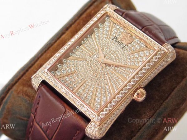 Best Quality Replica Piaget Emperador Diamond Rose Gold Mens Watch Best Quality Replica Piaget Emperador Diamond Rose Gold Mens Watch