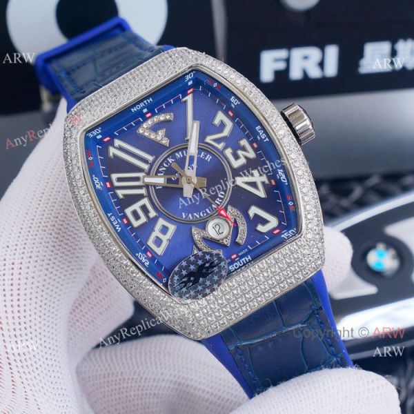 Best Replica Franck Muller Vanguard Yachting v45 Diamond Rose Gold Dial Watches Best Replica Franck Muller Vanguard Yachting v45 Diamond Rose Gold Dial Watches