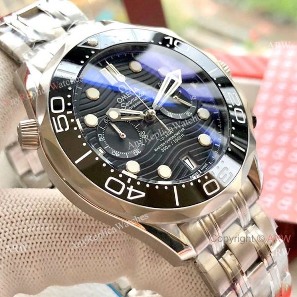 Copy Omega Seamaster 300M Chronograph Watch Stainless Steel White Dial Copy Omega Seamaster 300M Chronograph Watch Stainless Steel White Dial