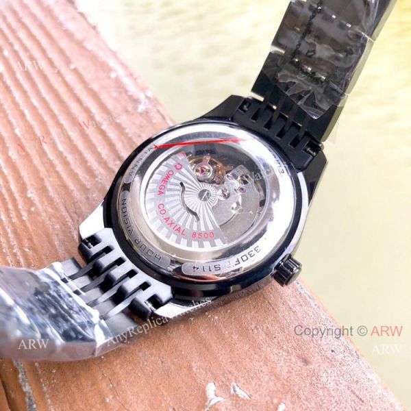 Replica Omega De Ville Hour Vision Brown Dial Watches 41MM Replica Omega De Ville Hour Vision Brown Dial Watches 41MM