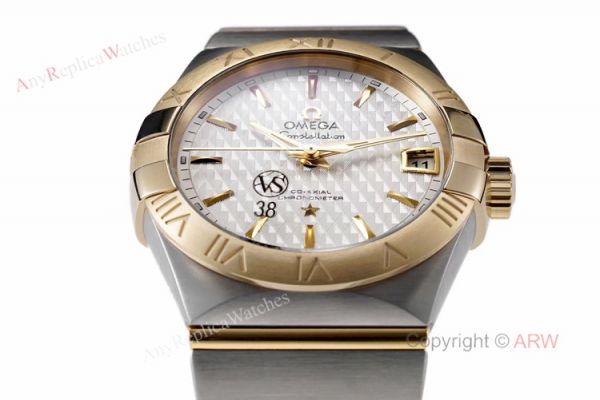 New Omega Constellation Watches Best vsf Omega Two Tone Mens Copy Watch New Omega Constellation Watches Best vsf Omega Two Tone Mens Copy Watch