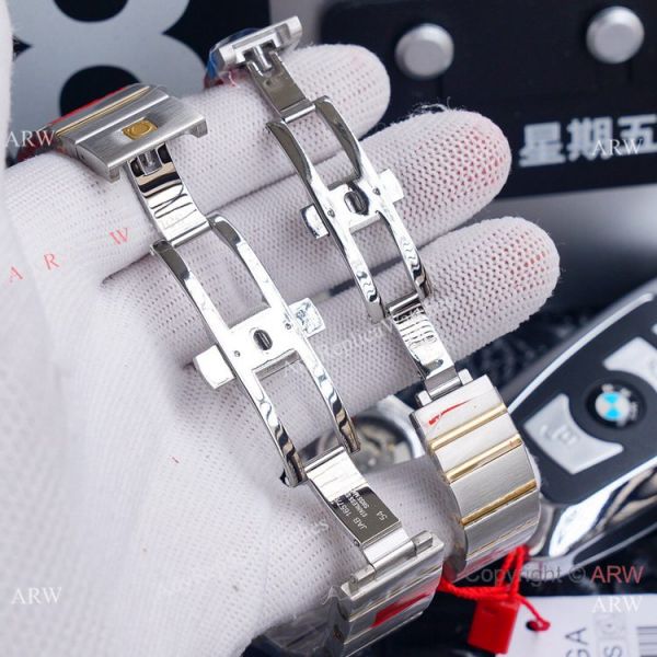 New Omega Constellation Two Tone Rose Gold White MOP Dial Wrist Omega Couple Watch New Omega Constellation Two Tone Rose Gold White MOP Dial Wrist Omega Couple Watch