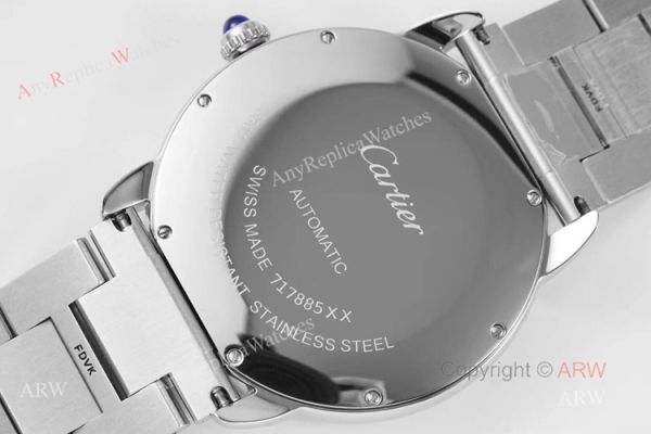 Best Copy MenS Cartier Watch Ronde De Cartier Stainless Steel Watch Best Copy MenS Cartier Watch Ronde De Cartier Stainless Steel Watch