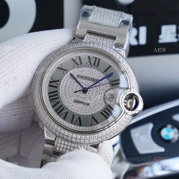 1:1 Copy Best Cartier Ballon Bleu De Cartier Stainless Steel Watch 42mm 1:1 Copy Best Cartier Ballon Bleu De Cartier Stainless Steel Watch 42mm