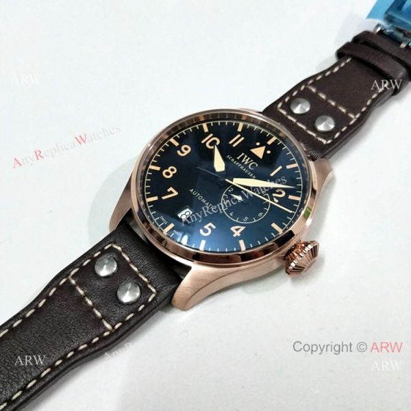 Copy IWC Big Pilot Power Reserve Mens Watch Rose Gold Black Dial Copy IWC Big Pilot Power Reserve Mens Watch Rose Gold Black Dial