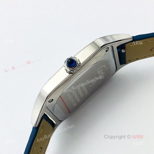 Swiss Replica Cartier Santos Dumont Blue Leather Watch New Cartier Watches Swiss Replica Cartier Santos Dumont Blue Leather Watch New Cartier Watches