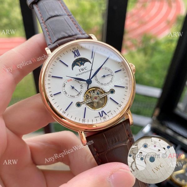 IWC Moonphase Tourbillon White Dial Watches Replica IWC Watch IWC Moonphase Tourbillon White Dial Watches Replica IWC Watch