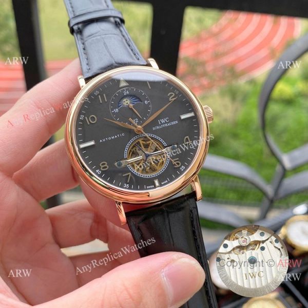 Copy IWC Portuguese Tourbillon Moonphase Rose Gold Watches Copy IWC Portuguese Tourbillon Moonphase Rose Gold Watches