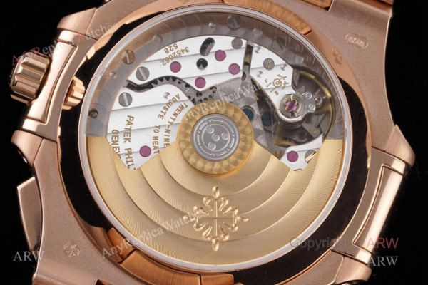 3K Factory Patek Philippe Nautilus Rose Gold 5980 Chronograph Swiss Replica Watches 3K Factory Patek Philippe Nautilus Rose Gold 5980 Chronograph Swiss Replica Watches