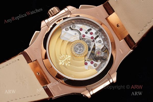 3K V2 Swiss Replica 5980 Patek Philippe Nautilus Rose Gold Brown Dial Chronograph Watch 3K V2 Swiss Replica 5980 Patek Philippe Nautilus Rose Gold Brown Dial Chronograph Watch
