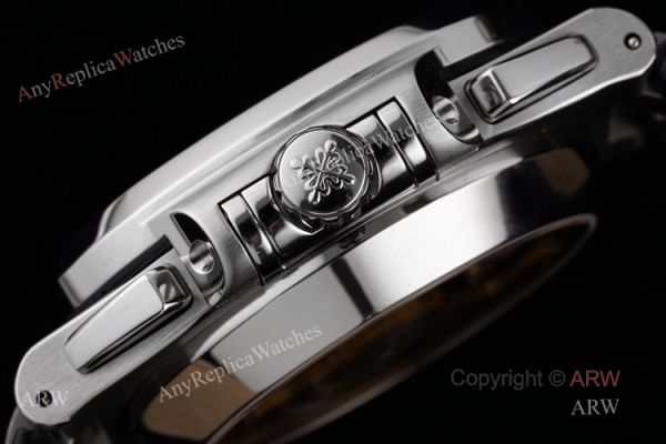 New Patek Philippe Nautilus 5980 Black Dial Black Leather Strap Swiss Made Replica Watch New Patek Philippe Nautilus 5980 Black Dial Black Leather Strap Swiss Made Replica Watch