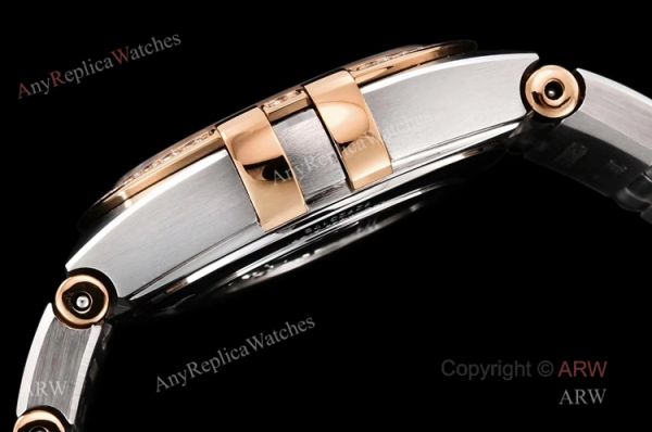 GF Factory Swiss Replica Omega Constellation Two Tone Rose Gold Diamond Watch With Black Aventurine Dial GF Factory Swiss Replica Omega Constellation Two Tone Rose Gold Diamond Watch With Black Aventurine Dial