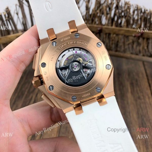 Copy Audemars Piguet Royal Oak Offshore Watch Rose Gold White Face Copy Audemars Piguet Royal Oak Offshore Watch Rose Gold White Face