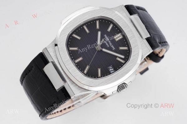 Swiss Replica Patek Philippe Nautilus Dark Blue Dial Stainless Steel Watch For Men Swiss Replica Patek Philippe Nautilus Dark Blue Dial Stainless Steel Watch For Men