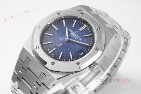 Swiss Replica Audemars Piguet Royal Oak 15202 Blue Dial Stainless Steel Watch 39mm Swiss Replica Audemars Piguet Royal Oak 15202 Blue Dial Stainless Steel Watch 39mm