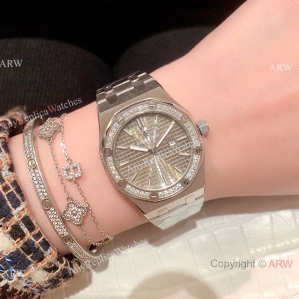 Copy Audemars Piguet Royal Oak Lady Watches SS Diamond Bezel Copy Audemars Piguet Royal Oak Lady Watches SS Diamond Bezel