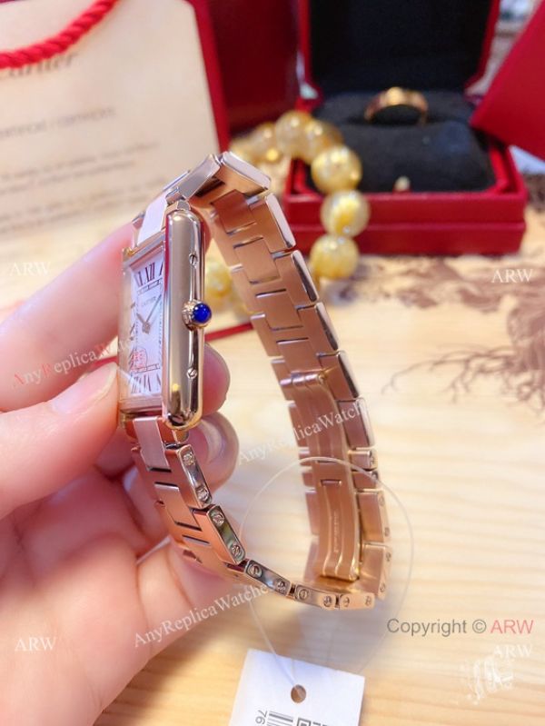 NEW! Replica Cartier Tank Solo Yellow Gold Couple Watches Quartz NEW! Replica Cartier Tank Solo Yellow Gold Couple Watches Quartz